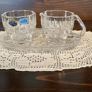 Beyer sugar bowl creamer, entrée